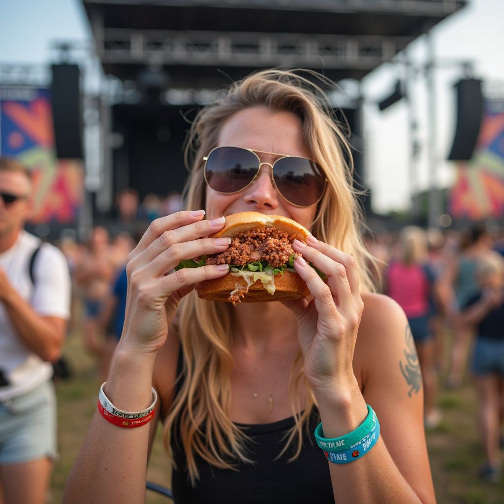 Sophia Rodriguez at music festival